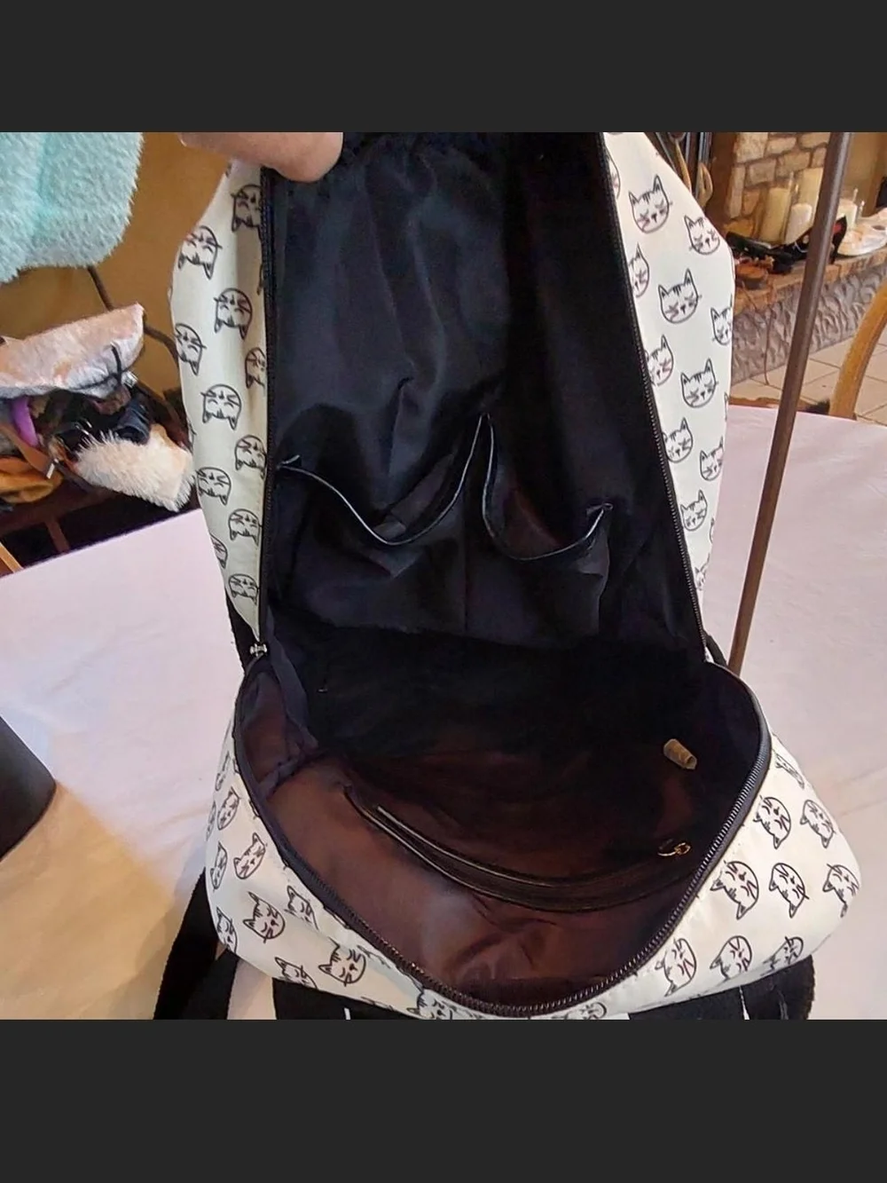 Madden Girl Kitty Cat Backpack Weekender Bag - LIKE NEW